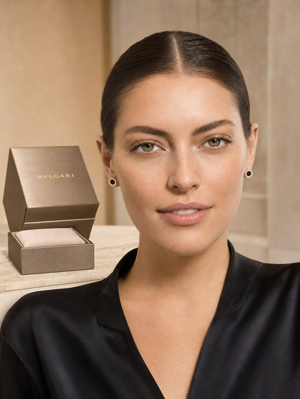 Bulgari Refined Statement Earrings Style 5 | New with Box - Picture 8 of 9